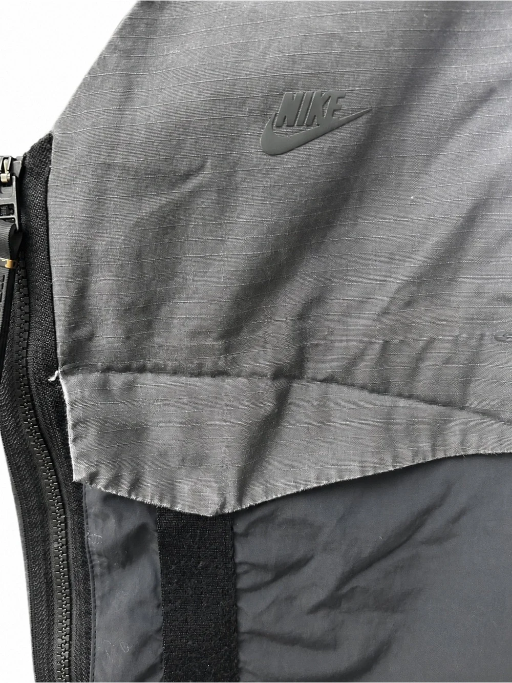 Nike Two-Tone Black Utility Zip Vest